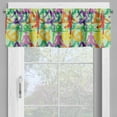 thumbnail image 2 of Ambesonne Yoga Valance Pack of 2, Colorful Poses Eastern Asia, 54"X12", Multicolor, 2 of 5