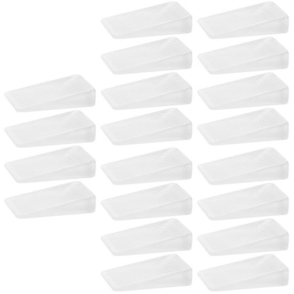 Hemoton 20 pcs  Furniture Levelers Table Shims Toilet Shims Home Improvement DIY Supplies
