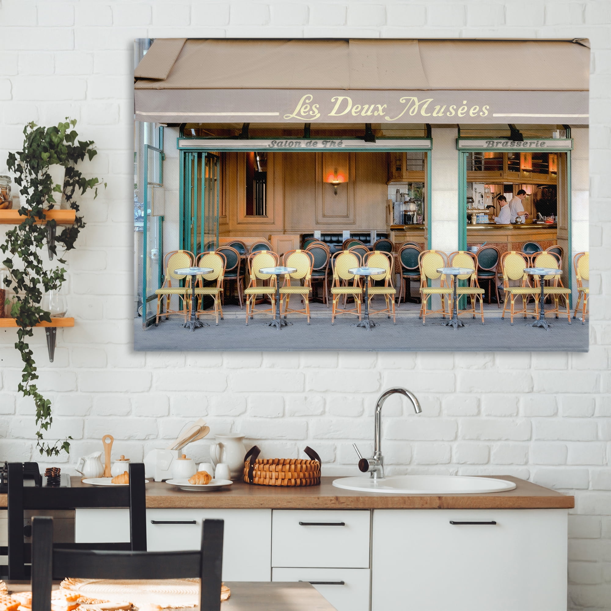 Stupell Industries Parisian Outdoor Seating Cafe Canvas Wall Art, design by Alan Blaustein