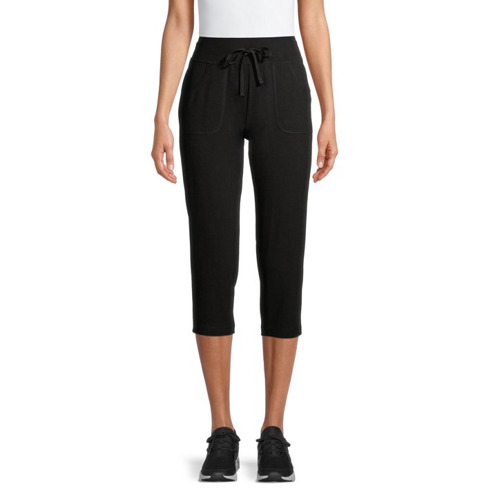 Athletic Works Women's Athleisure Core Knit Capris
