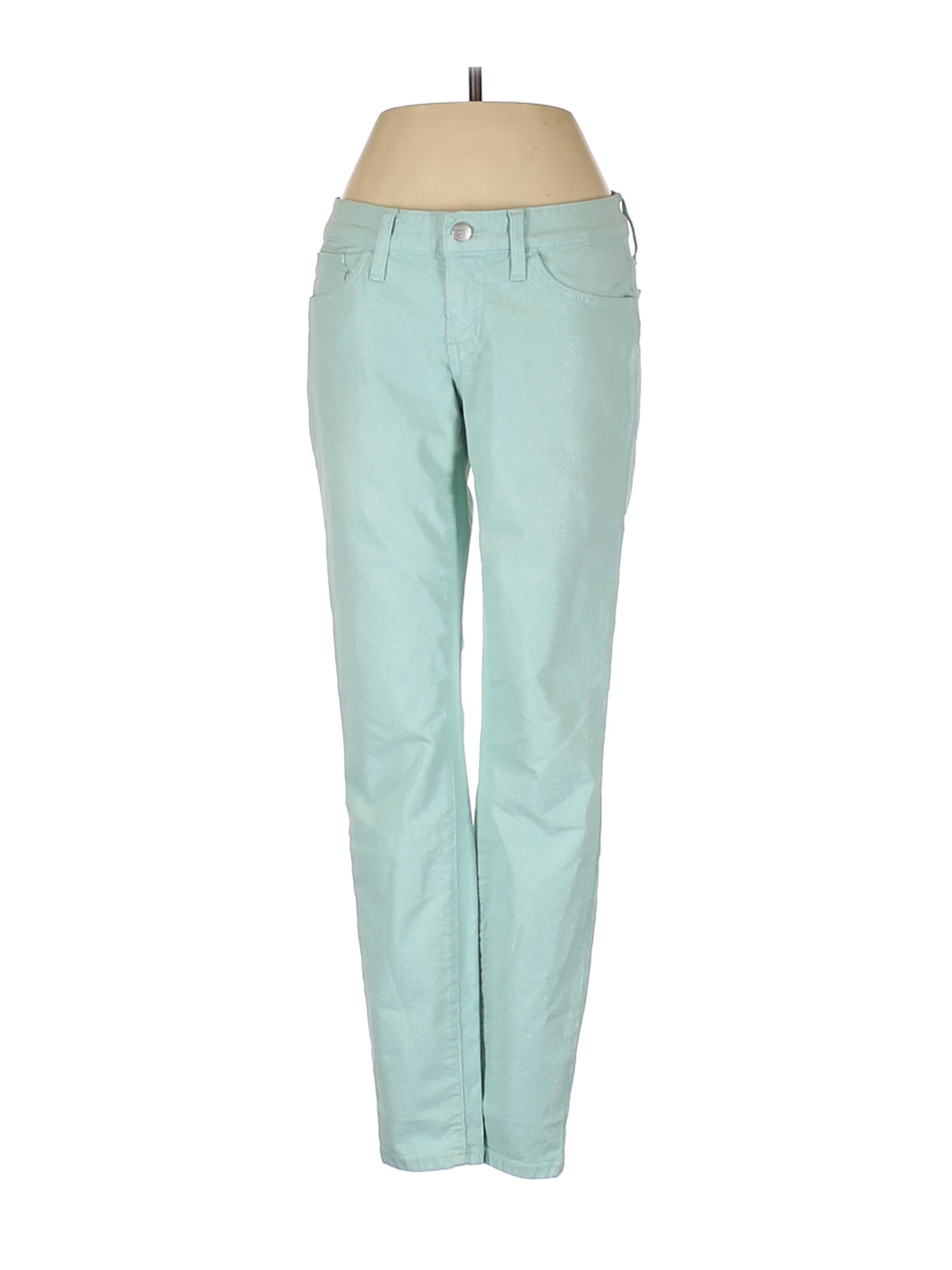 boston crew belted straight leg jeans