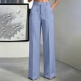 thumbnail image 2 of Jerdar Womens Dress Pants Pull On Wide Leg Stretchy Work Pants Women Business Casual Outfits Slacks for Women Trousers L, 2 of 6