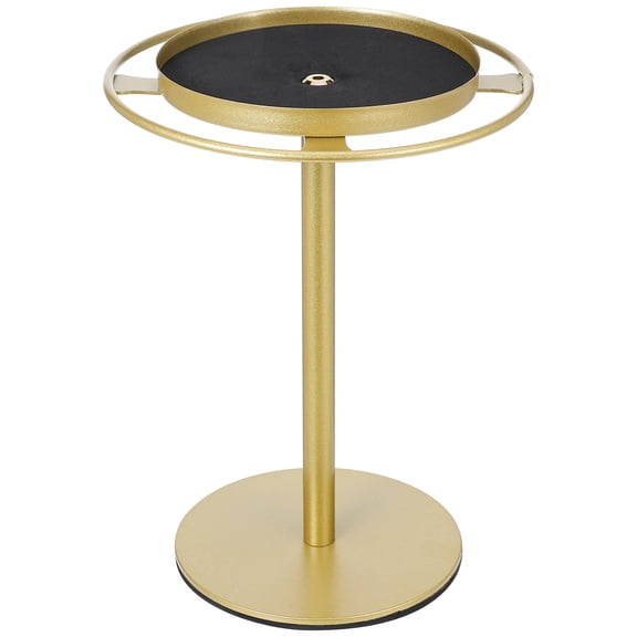 Oceanwell Golden metal Eyeglass Stand for Desk - Sunglass Holder Organizer for Home Office Use, 1 Piece Rack