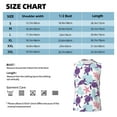 thumbnail image 6 of Bingfone Ornamental Turtles Pattern Men's Tank Tops Workout Sleeveless Tee Shirts Running Beach Tanks for Men-3X-Large, 6 of 8