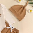 thumbnail image 6 of HCNTES Baby Boy Winter Clothes Clothes Boy Boys Photoshoot Outfits Winter 3PCS Romper + Pants + Warm Hat Set Baby 0 6 9 12 18 Months, 6 of 6