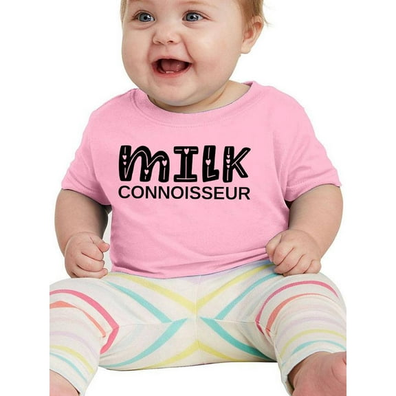 Milk Connoisseur T-Shirt Infant -Smartprints Designs, 12 Months
