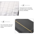 thumbnail image 3 of unbranded Álbum Negro Para Colecciones De Monedas Con Compartimentos Transparentes Para Objetos, 3 of 6