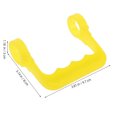 thumbnail image 2 of HEMOTON Ergonomic Plastic Lifting Handle for Hydraulic Jack Car Floor Jack Tool Yellow Lightweight Practical High Load Capacity 2pcs, 2 of 8