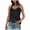 Tank Tops for Women Black, variant on TrendOFT Womens Satin V Neck Lace Trim Cami Spaghetti Strap Camisole Sleeveless Tank Tops Beige L