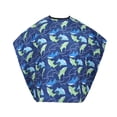thumbnail image 2 of Yuarrent Delfín Delantal impermeable para niños Capa de peluquero Cubiertas de peluquería Vestido Sin mangas Tabardos Delantales Favores de Suministros de limpieza para el hogar, 2 of 6