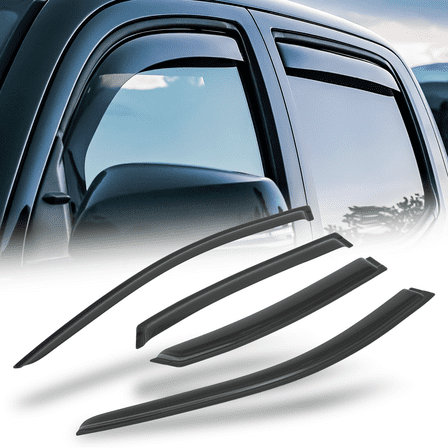 Magshion 4Pcs Tape-On Window Visor Sun Guard Vent Wind Rain Deflector for 2006 2007 2008 2009 2010 Hyundai Azera