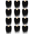 thumbnail image 1 of 12pcs Pre-Cut Gnome Beard Faux Fur Dwarf Beard Handmade Wooden Balls Unfinished white khaki, 1 of 4