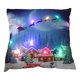 thumbnail image 1 of Funda de almohada de tiro navideño funda de almohada con funda suave de coche ligero funda de cojín para la decoración del hogar de la sala de estar Estilo H Gloria Funda de almohada, 1 of 9