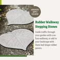 thumbnail image 2 of Gardener's Supply Company Leaf Stepping Stone | Weatherproof & Anti-Slip Outdoor Decorative Walkway, 2 of 8