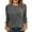 A02 Dark Gray, variant on bnaln Women's Jumpers 3/4 Sleeve Tops Dressy Casual T Shirts Fall Sweaters Round Neck Sweatshirts Tunics Ladies Tops Business Casual Blouses Fashion Lightweight Knit Sweater