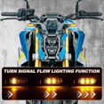 thumbnail image 2 of Dww-2pcs 3led Course Mini Feux Clignotants de Moto Feux de Signalisation Led, 2 of 4