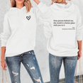 thumbnail image 2 of IWRICH Dear Person Behind Me Hoodie for Men Women Sweatshirt with Words on Back Casual Long Sleeve Tops White XL, 2 of 4