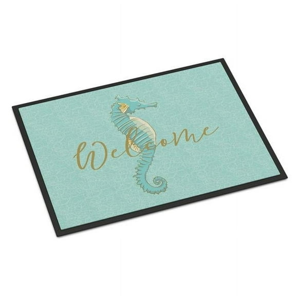 Carolines Treasures  Seahorse Welcome Indoor or Outdoor Mat - 18 x 27 in.