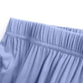 thumbnail image 4 of USNSM Women's Comfy Lightweight Pajama Pants Elastic Waist Loungewear Loose Casual Pants for Home Walk and Going Out Light Blue XL, 4 of 4