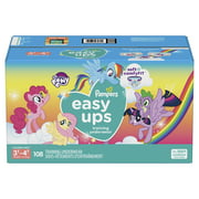 Pampers Easy Ups Training Underwear Girls, Size 5 3T-4T, 108 Count