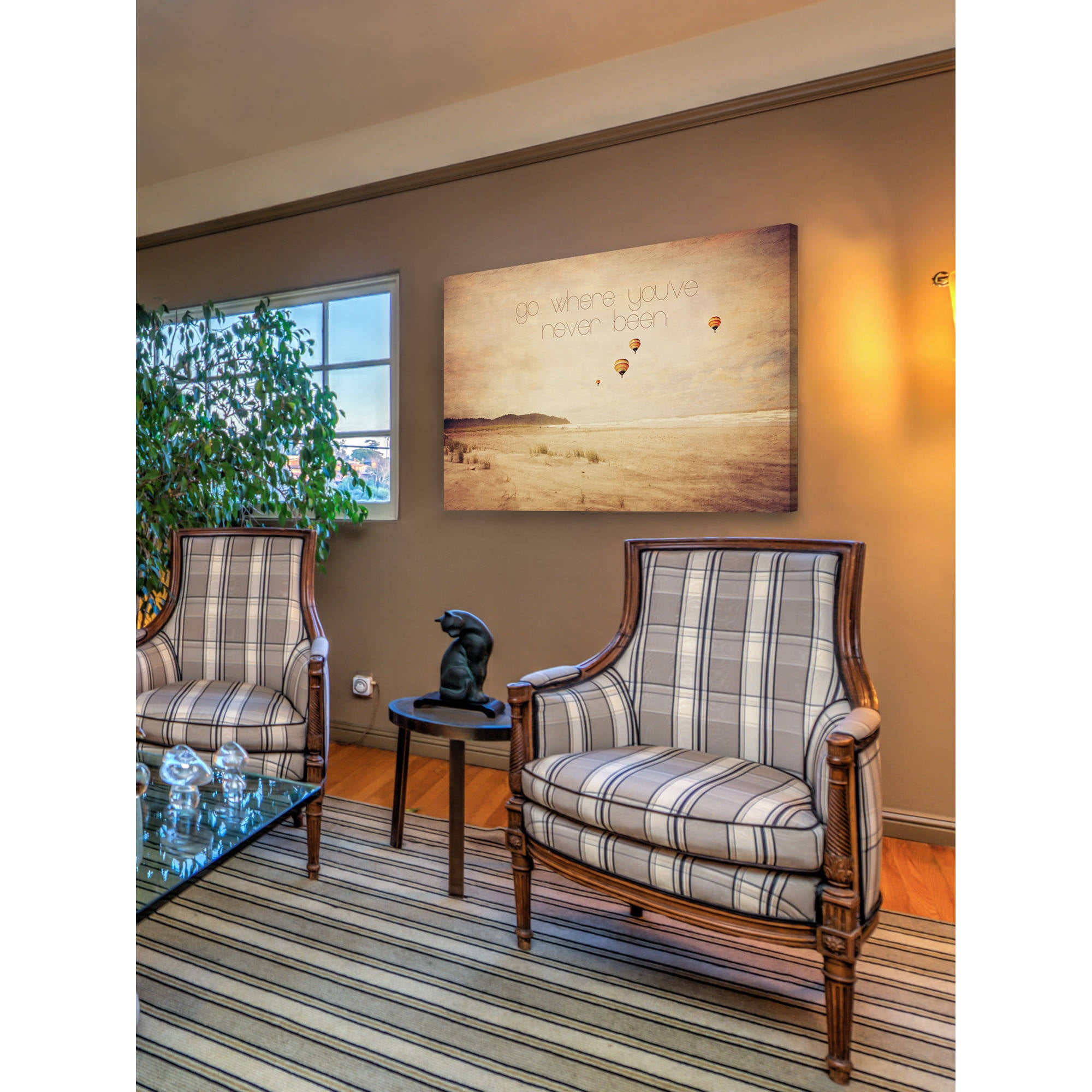 Marmont Hill "Go Where You've Never Been" Sylvia Cook Painting Print on Canvas