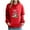 Red2, variant on Diufon Women's Christmas Hoodie Cute Printed Long Sleeve Cozy Drawstring Pullover Sweatshirts Fall Winter Warm Tops