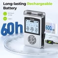 thumbnail image 5 of Estimulador muscular TENS recargable AUVON para aliviar el dolor de espalda, batería de 600 mAh, 8 modos personalizables, para hombros, cuello y nervios, 4 almohadillas, 5 of 5