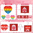 thumbnail image 2 of Juego de 30 llaveros con forma de corazón para niños, regalos para el día de San Valentín, 2 of 7