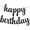Glitter Black, variant on KatchOn Glitter Rose Gold Cursive Happy Birthday Banner - Pre-Strung 10 Feet | Pink Happy Birthday Banner for Women and Girls | Rose Gold Birthday Party Decorations, Happy Birthday Sign Backdrop