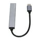 thumbnail image 4 of Base de expansión TYPEC Mini Plug and Play USB2.0 USB 3.0 Hub 1 Drag 4 Base de expansión (gris), 4 of 5