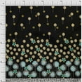 thumbnail image 1 of oneOone Cotton Poplin Black Fabric Artistic Flower Panel Quilting Supplies Print Sewing Fabric By The Yard 42 Inch Wide, 1 of 3