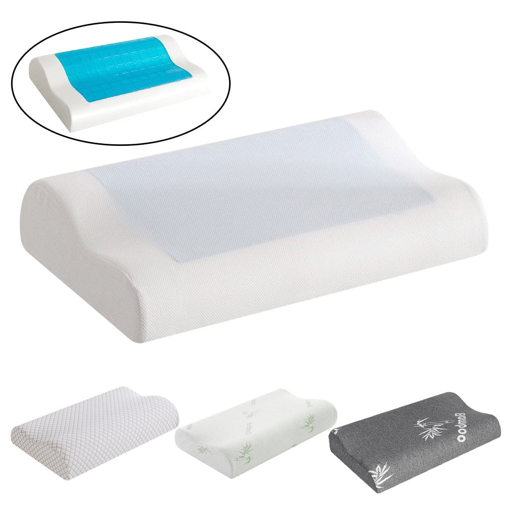 Cooling Gel Memory Foam Bed Pillow Orthopedic SlowRebound Neck Bed