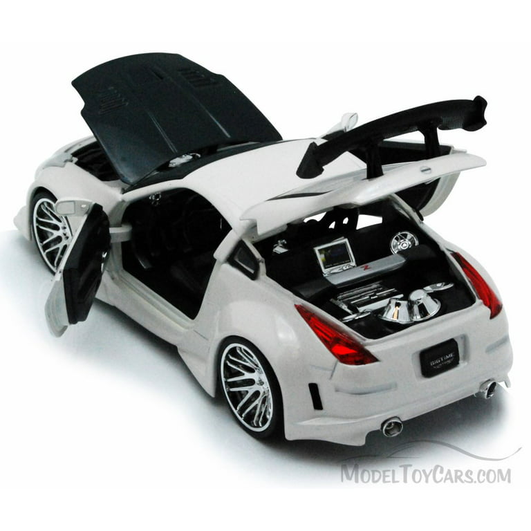 Nissan 350Z, White - Jada Toys Bigtime Kustoms 92354 - 1/24 scale Diecast  Model Toy Car (Brand New, but NOT IN BOX)