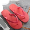thumbnail image 2 of Viluyesy Mens and Womens Flip Flops, Clip Toe Comfortable Non-Slip Indoor Outdoor Casual Beach Slippers Red, 2 of 6