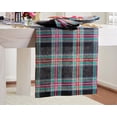 thumbnail image 6 of Solino Home Linen Table Runner 72 Inches Long - 100% Pure Linen Black Jewel Tartan Plaid Table Runner 14 x 72 Inch for Dining, Holiday, New Year, 6 of 6