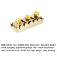 thumbnail image 4 of Unique Bargains Metal Guitar String Locking Nut Electric Guitar Tremolo Bridge Lock 42mm Gold for Electric Guitar Replacement Part, 4 of 5