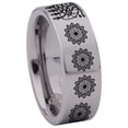 thumbnail image 3 of Menorah Tungsten Carbide Ring, 3 of 9