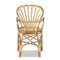 thumbnail image 4 of Baxton Studio Sheraton Natural Finished Rattan Armchair, 4 of 6
