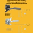 thumbnail image 3 of Yingyy Carbon Steel Pool Safe Self Locking secure outdoor Gate Latch With Spring Cable Pull For Secure Access Garden, 3 of 6