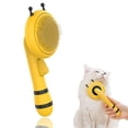 thumbnail image 1 of Cat Brush Deshedding Tool Compatible With Shedding And Grooming Self Cleaning Slicker Brush Compatible With Pet Massage, 1 of 1