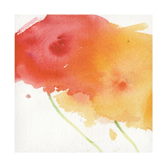 Canvas Wall Art - Sheila Golden 'Over the Rainbow 1' Wall Art for Living Room, Bedroom, or Office Décor by Trademark Fine Art - 14 x 14 Inches