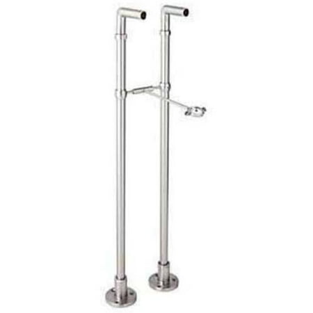 Rohl ZA383 Cisal Set of 35" Floor Pillar Supply Unions, Available in Various Colors