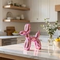 thumbnail image 4 of 11"H Ceramic Balloon Dog Metallic Pink, 4 of 4