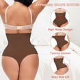 thumbnail image 4 of Lilvigor Women's High-Waist Seamless Body Shaper Briefs Firm Control Tummy Thong Shapewear Panties Girdle Shaping Underwear for Wedding Mother's Day, 4 of 7