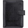 thumbnail image 1 of Leather Passport Holder Cover Case RFID Blocking Travel Wallet (Black), 1 of 8