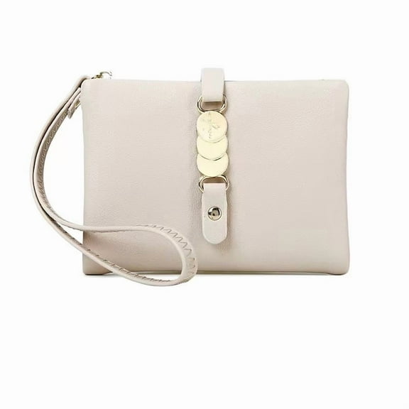 Wallets for Women Small Rfid Bifold Ladies Wallets Wristlet Change Purse for Card Coin with Wrist Strap