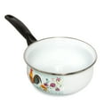 thumbnail image 4 of Enamel Aluminum Saucepan Butter Warmer Milk Boiling Melting Pot Golden Rooster Enamel Saucepan 1.45-qt. (1.4 L) Cookware Soup Pot, 4 of 9