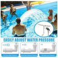 thumbnail image 4 of Solar Pool Fountain with 11 Color LED Lights Adjustable Pool Fountain for Swimming Pool Sprinkler Waterfall Lights Fun Pool Waterfall_Perfect Gift, 4 of 5