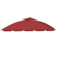 thumbnail image 2 of Garden Winds Replacement Canopy Top Cover for the South Hampton Gazebo - Cinnabar, 2 of 9