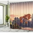 thumbnail image 5 of Ambesonne Animal Shower Curtain, Big Squirrel Cartoon NYC, 69"Wx84"L, Multicolor, 5 of 5